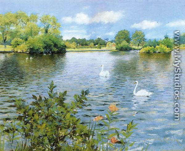 A Long Island Lake - William Merritt Chase