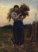 In the Fields, Evening - Jules (Adolphe Aime Louis) Breton