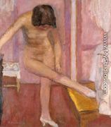 Nude Bending Down - Pierre Bonnard