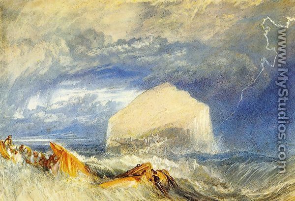 The Bass Rock (for "The Provincial Antiquitiies of Scotland") - Joseph Mallord William Turner