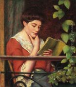 Reading by a Window - Federigo Zandomeneghi
