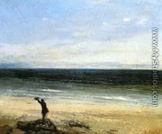 The Beach at Palavas - Gustave Courbet
