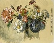 Bouquet of Flowers - Eugene Delacroix