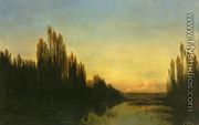 Evening on the Banks of the Rhine - Jules Didier