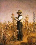 Long Island Farmer Husking Corn - William Sidney Mount