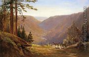 Valley with Deer - Thomas Hill