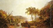 Autumn on Ramapo River, New Jersey - Jasper Francis Cropsey