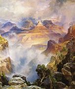 Canyon Mists: Zoroaster Peak [Grand Canyon, Arizona] - Thomas Moran