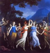 The Dance of the Muses - Joseph Paelinck