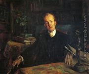 Portrait of Gerhart Hauptmann - Lovis (Franz Heinrich Louis) Corinth