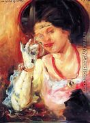 Woman with a Glass of Wine - Lovis (Franz Heinrich Louis) Corinth
