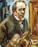 Self Portrait with Palette - Lovis (Franz Heinrich Louis) Corinth