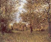 The Small Meadow at By - Alfred Sisley