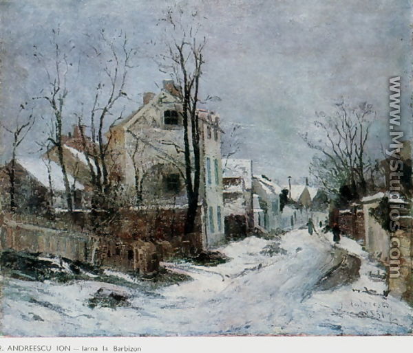Winter in Barbizon - Ion Andreescu