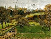 Autumn Landscape, Louveciennnes - Alfred Sisley