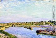 The Port of Saint Mammes, Morning - Alfred Sisley