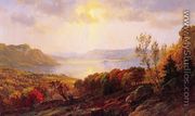 On the Hudson near West Point - Jasper Francis Cropsey