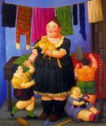 La Viuda - Fernando Botero