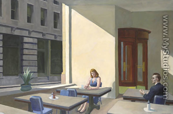 Sunlights in Cafeteria - Edward Hopper