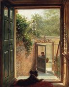 A Philadelphia Doorway - Edward Lamson Henry