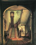 The Old Clock on the Stairs - Edward Lamson Henry