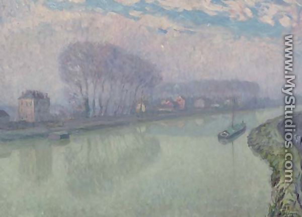 The Marne at Pomponne, Morning - Henri Lebasque