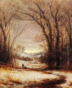 A Winter Walk - Sanford Robinson Gifford