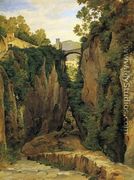 Grotto near Sorrento with Bridge - Heinrich Reinhold