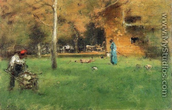 The Old Barn - George Inness