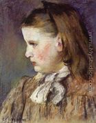 Portrait of Eugenie Estruc - Camille Pissarro