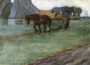Man Plowing - Frederick Carl Frieseke