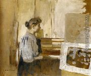 Woman in the Studio - Edouard  (Jean-Edouard) Vuillard