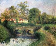Little Bridge on the Voisne, Osny - Camille Pissarro