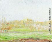 Fog in Eragny - Camille Pissarro