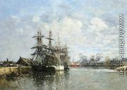 Le Havre, The Boat Basin - Eugène Boudin