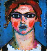 Young Girl with Green Eyes - Alexei Jawlensky