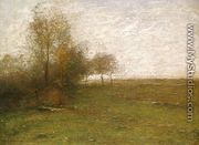 Landscape at Feu de Broussailles - Paul De Longpre