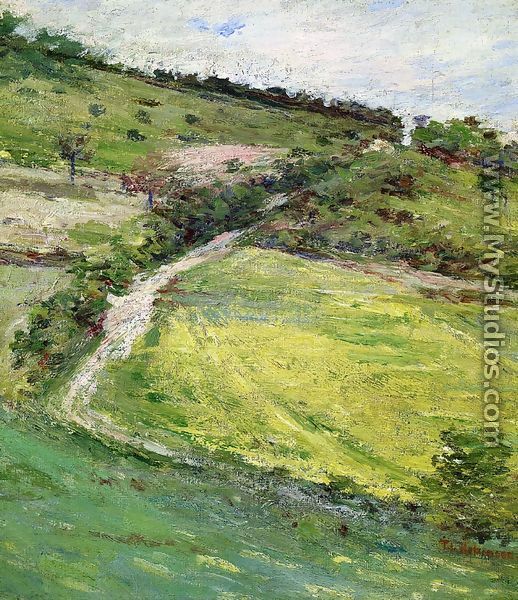 Hillside in Giverny, France - Theodore Robinson