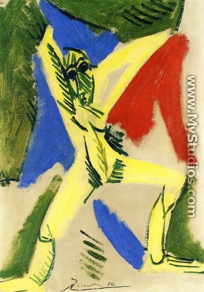 Nude with Drapery (Study for "La Grande Danseuse" - Pablo Picasso