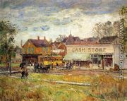 End of the Trolley Line, Oak Park, Illinois - Frederick Childe Hassam