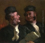 The Lawyers - Honoré Daumier
