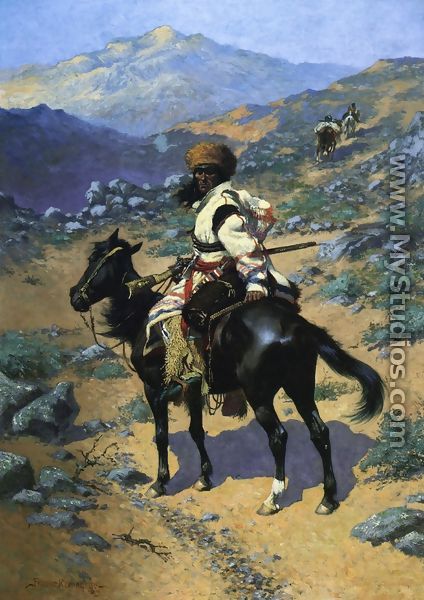 An Indian Trapper - Frederic Remington