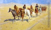 Pony Tracks in the Buffalo Trails - Frederic Remington