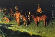 The Grass Fire - Frederic Remington