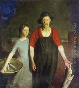 Fisherman and his Daughter - Charles Hawthorne