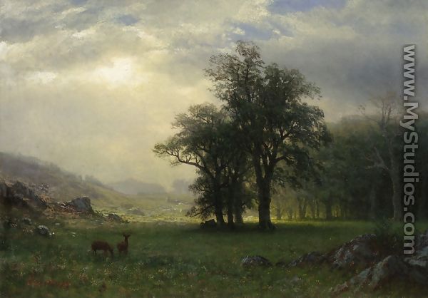 The Open Glen - Albert Bierstadt