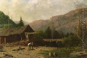 The Saw Mill, Adirondacks - George Lafayette Clough