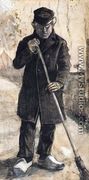 A Man with a Broom - Vincent Van Gogh