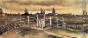 Windmils at Dordrecht - Vincent Van Gogh