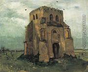 Country Churchyard and Old Church Tower - Vincent Van Gogh
